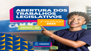 Câmara de Camaçari inicia trabalhos legislativos do 2º semestre de 2023 na quinta-feira (03)