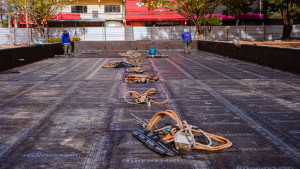 Obras de requalificação da Praça Desembargador Montenegro estão em pleno andamento