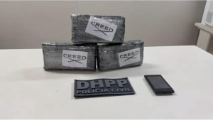 Três quilos de pasta base de cocaína são apreendidos em decorrência de operação em Arembepe