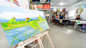 Exposição "Narrando Camaçari em Pintura" está em cartaz no Centro Cultural Vila de Abrantes