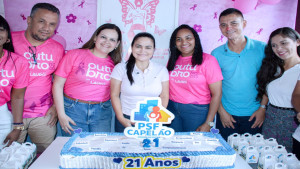 Prefeita Débora Regis prestigia celebração de 21 anos da USF no Capelão