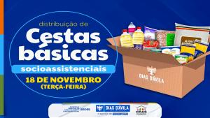 Prefeitura de Dias d’Ávila realiza nova etapa de entrega de cestas básicas para famílias em vulnerabilidade