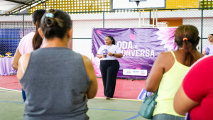 Secretaria de Promoção Social realiza roda de conversa sobre enfrentamento da violência contra mulher