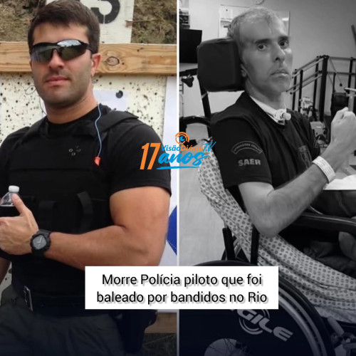 Luto: morre policial Civil baleado na cabeça durante operação no Rio