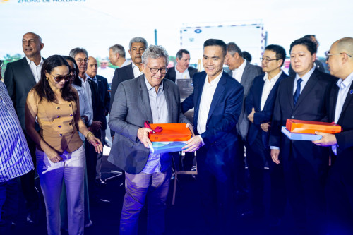 Windey Energy lança pedra fundamental da primeira fábrica brasileira em Camaçari